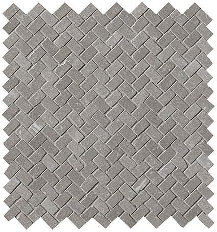 Sample-Maku Gray Mini Herringbone