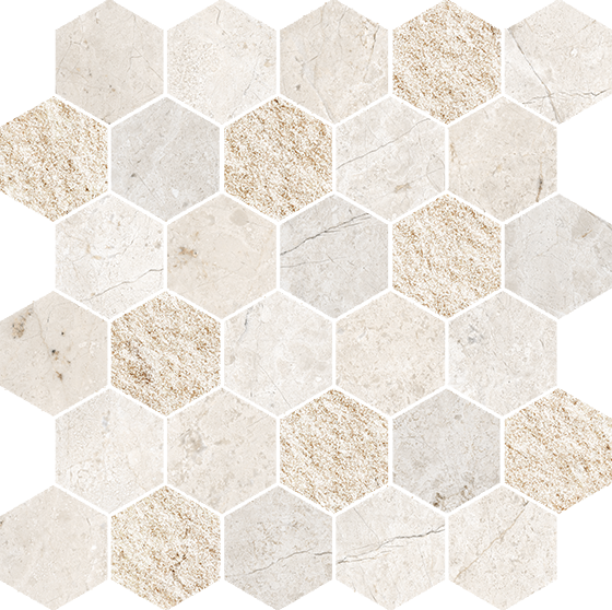 Orvieto Beige Hexagon Blend