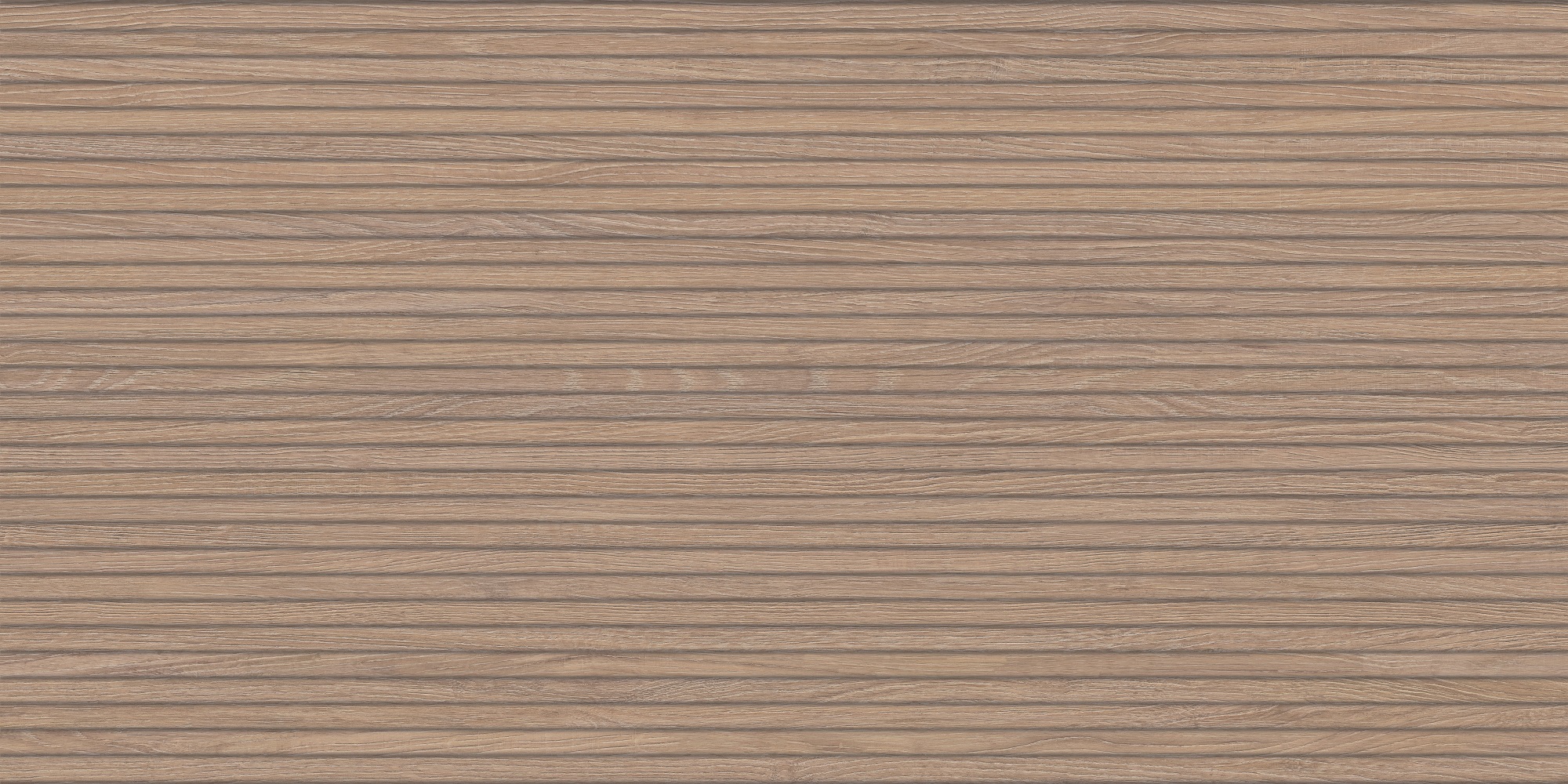 Woodlay Line Redwood 24x48 Porcelain Ribbed 3D Tile | Fluted Mid