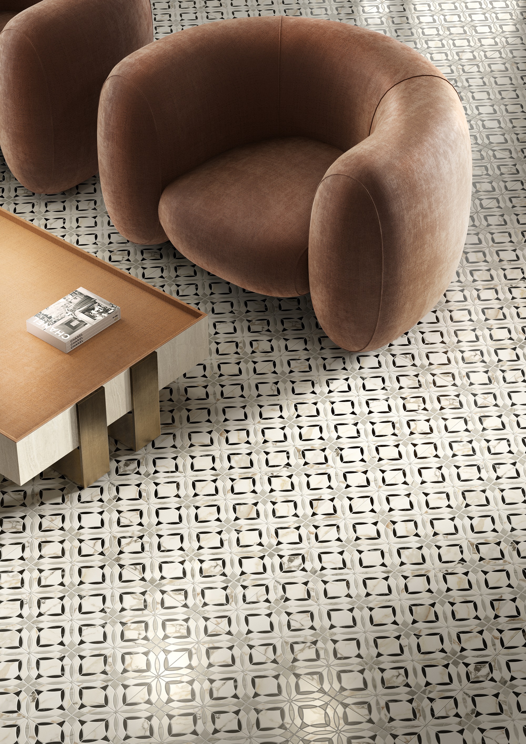 Raffaello – Calacatta Patterned Porcelain Tile 24x48 | Brick City Tile