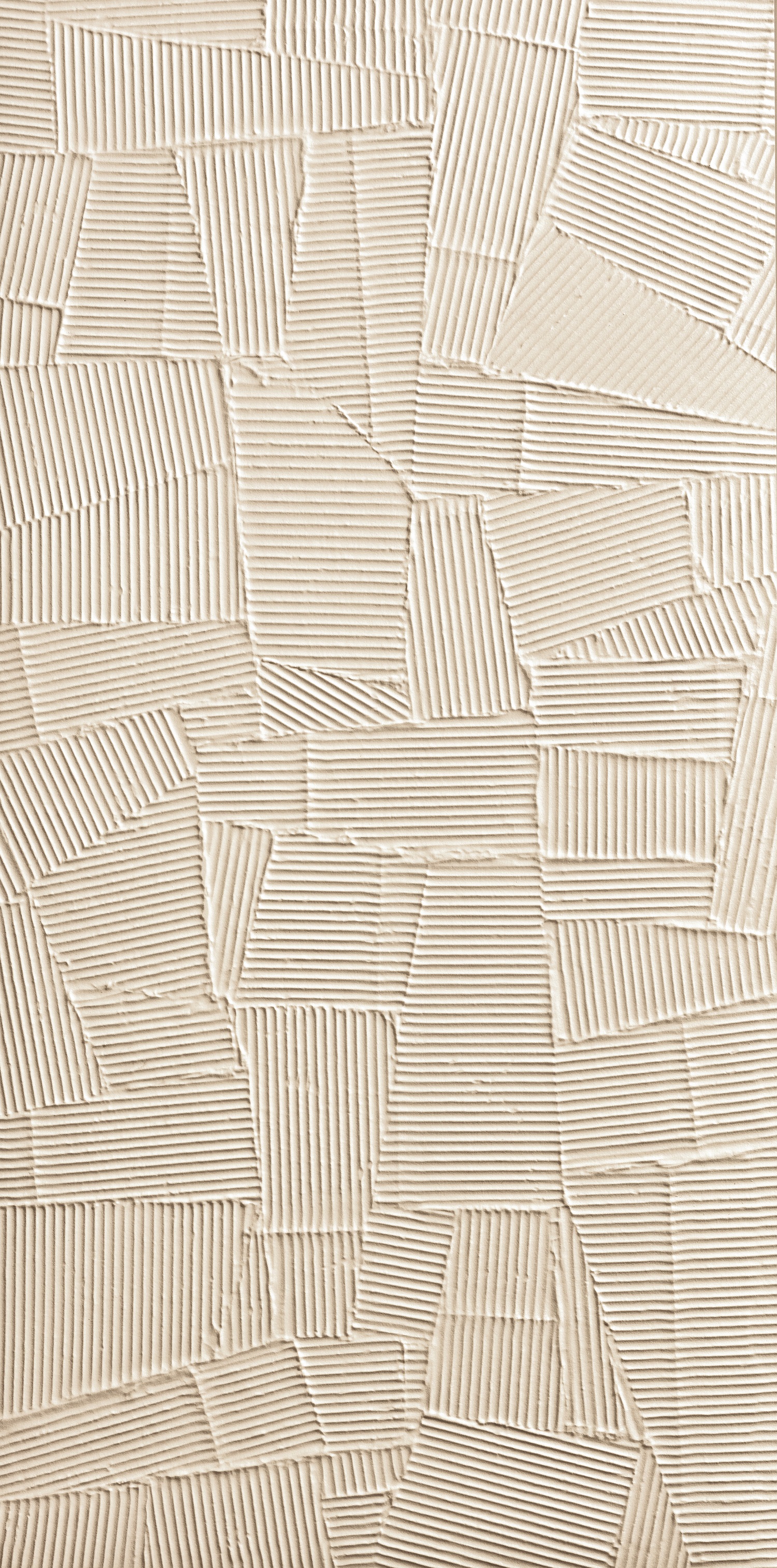 Paper Clay Sabbia creamy neutral 3d wall tile