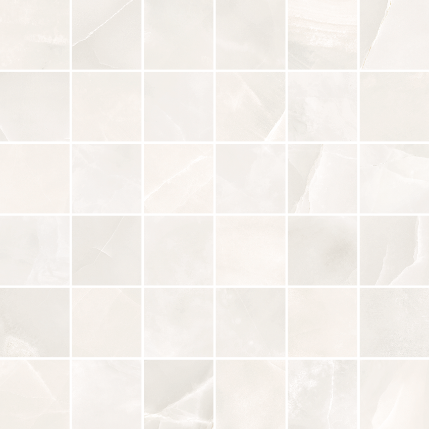 Venus Crystal 2x2 White Onyx Look Porcelain Mosaic