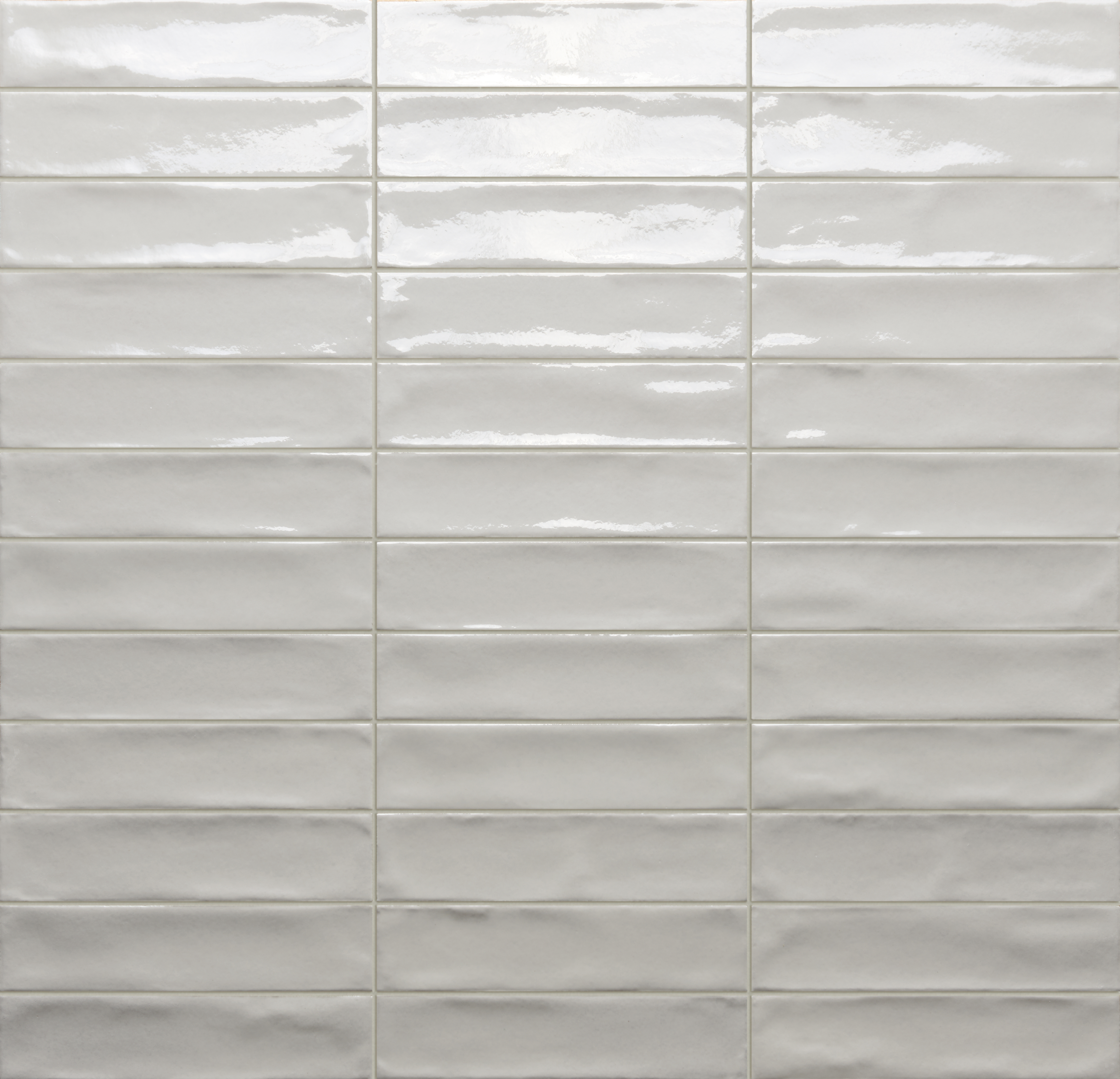 Sample of Marrakech total white 2x8 zellige look porcelain
