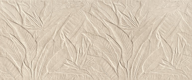 Nobu Beige Litia Deco 20x48 - Brick City Tile