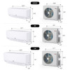 Tosot 36,000 BTU Mini-Split Heat Pump AC System-230V