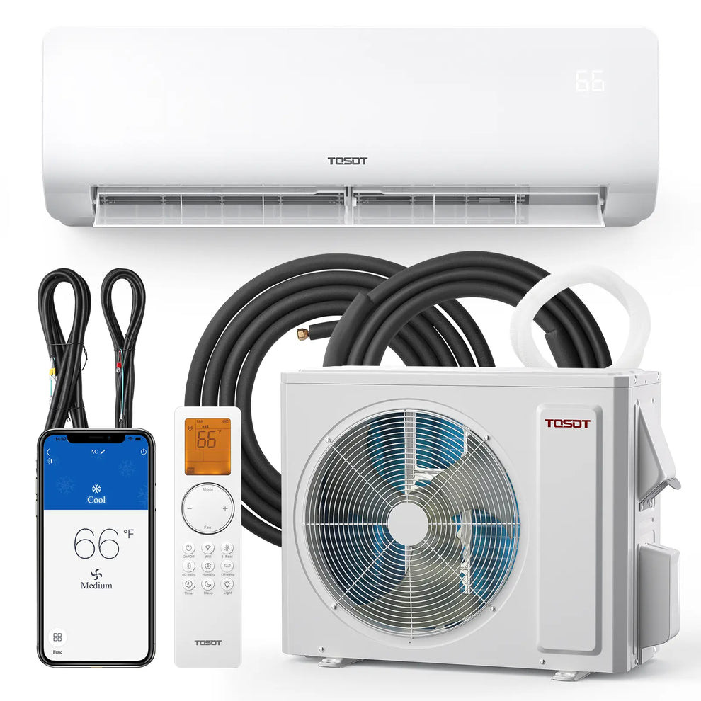 Tosot 9,000 BTU Mini-Split Heat Pump AC System -120V