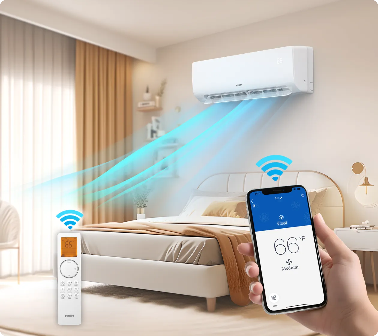 Tosot 30,000 BTU Mini-Split Heat Pump AC System -230V