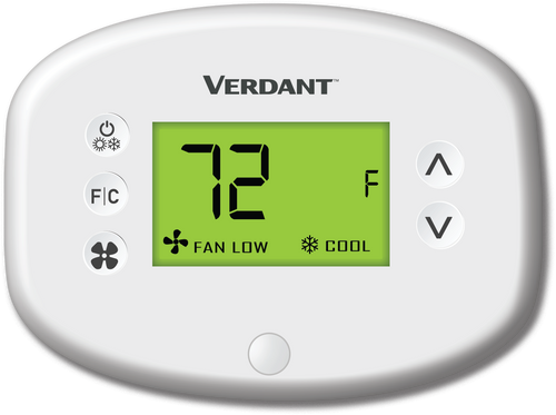 Verdant VX Wired EMS Thermostat w/Built In Occupancy Detection (White)