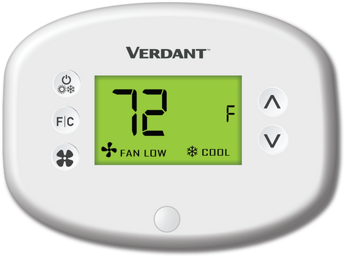 Verdant VX Wireless EMS Thermostat w/Built In Occupancy Detection (White)
