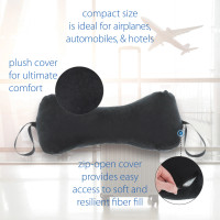 New Core Sleep Log Chiropractic Bone Shaped Neck & Cervical Pillow- Lumbar Support