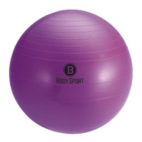 BODY SPORT 45 CM (BODY HEIGHT 4'7" - 5') FITNESS BALL (EXERCISE BALL), PURPLE