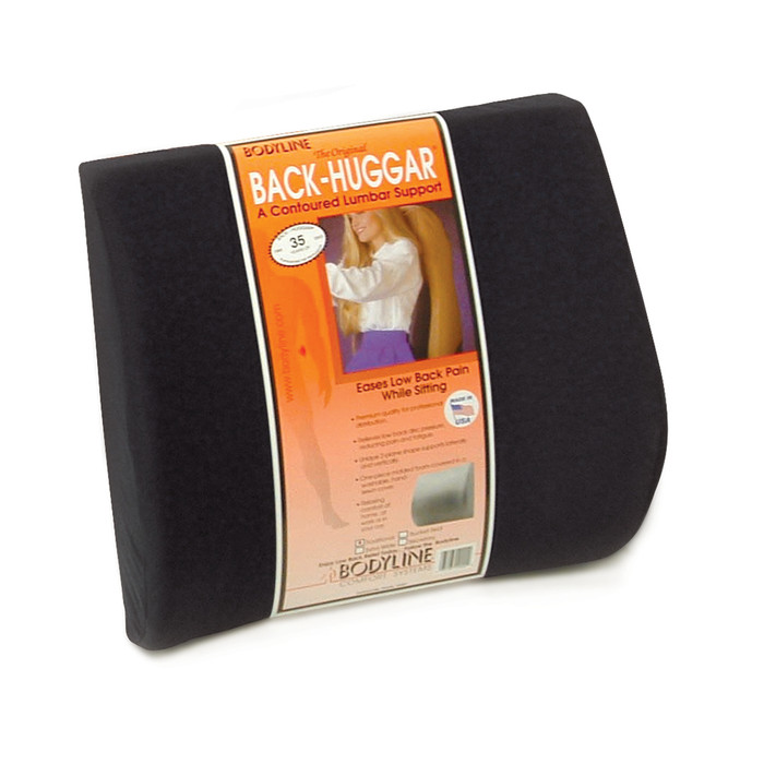 BACK HUGGAR CUSHION, BLACK