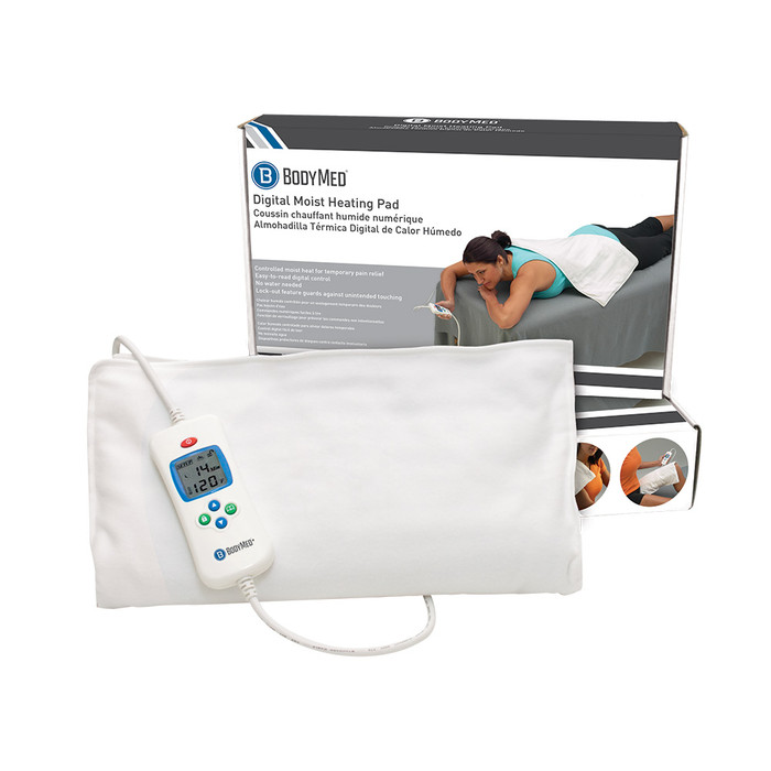 BODYMED DIGITAL MOIST HEATING PAD, 14" x 7"