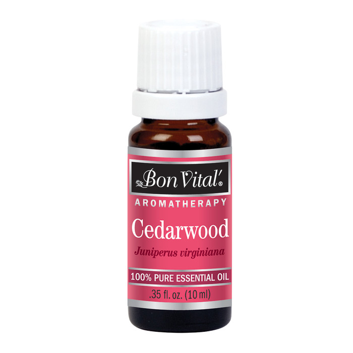 BON VITAL CEDARWOOD ESSENTIAL OIL, 10 ML/.35 FL OZ. BOTTLE