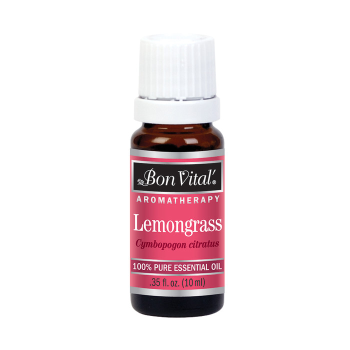 BON VITAL LEMONGRASS ESSENTIAL OIL, 10 ML/.35 FL OZ. BOTTLE