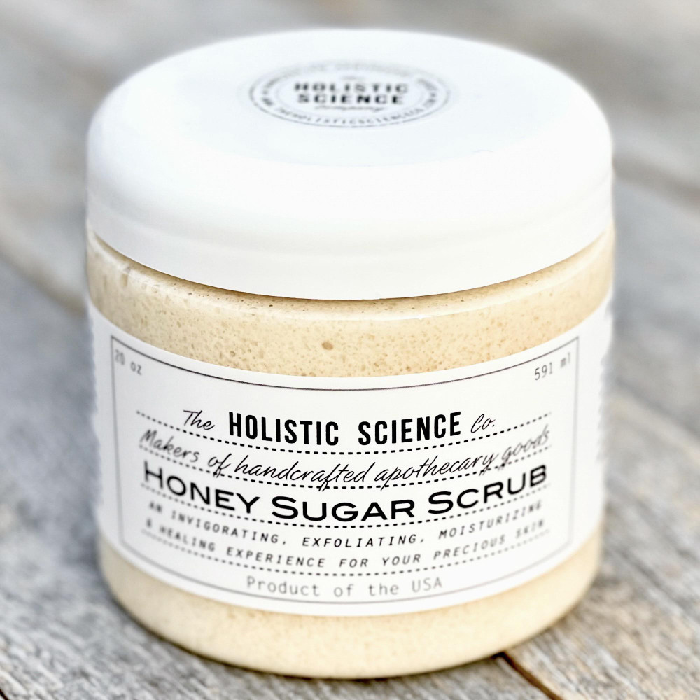Creamy Lathering Sugar Scrub: Honey