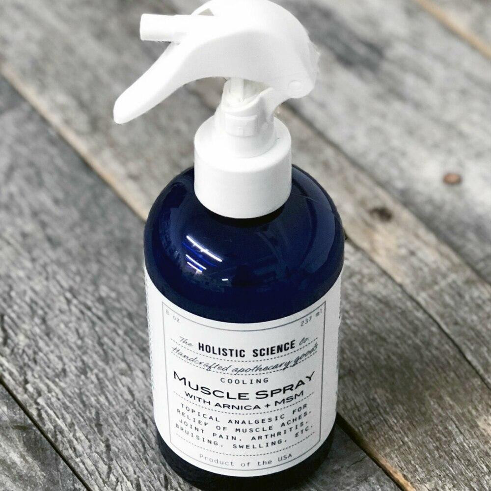 Cooling Muscle Spray with Arnica+MSM, 8oz
