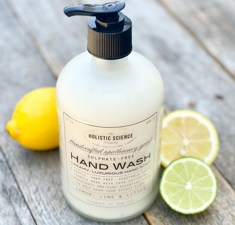 Sulphate-free Hand Wash: Lemon, Lime & Litsea, 16oz