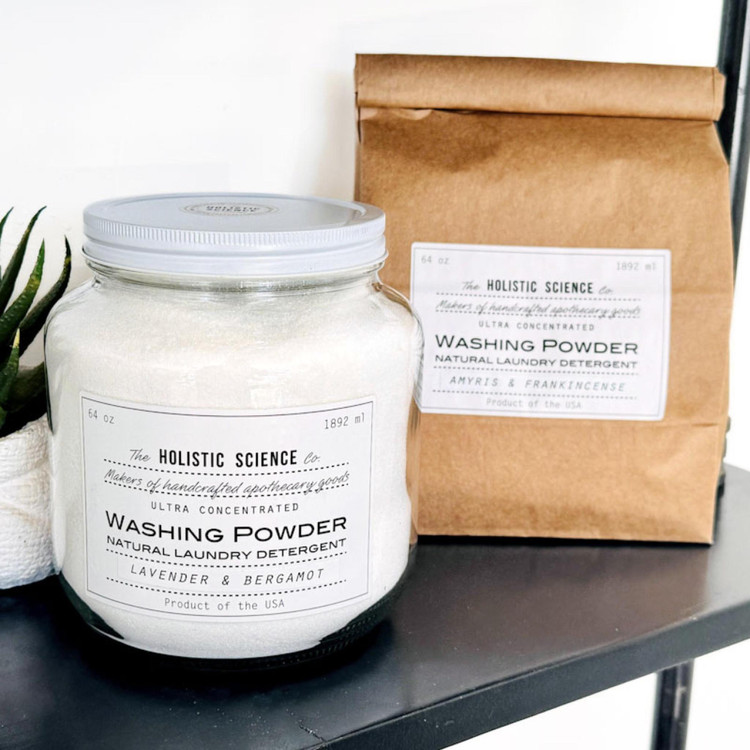 Washing Powder Natural Laundry Detergent, 64oz: Rosemary & Eucalyptus