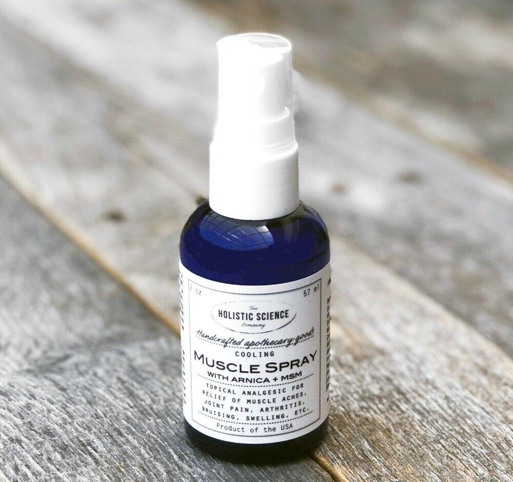 Cooling Muscle Spray with Arnica+MSM, 2oz