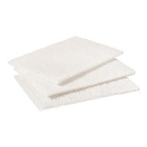 Scotch-Brite&trade; Light-Duty Cleansing Pads, 6 inch; x 9 inch;, White, 20 Pads Per Box, Carton Of 3 Boxes