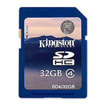 Kingston; 32GB MicroSD Flash Card Class 4