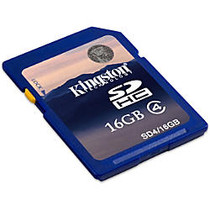 Kingston; SDHC&trade; Class 4 Memory Card, 16GB