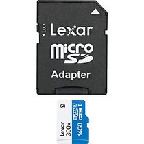 Lexar; High Performance MicroSD High Capacity Card With 25Mbps Write Speed, 16GB