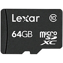 Lexar; High Performance MicroSDXC High Capacity Memory Card, 64GB