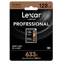 Lexar; Professional UHS-I SDXC&trade; Memory Card, 128GB