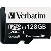 Verbatim 128GB PremiumPlus 533X microSDXC Memory Card with Adapter, UHS-I Class 10