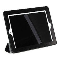 Buxton Magnetic Rollback Cover For iPad;, Black/Gray