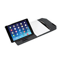 MobilePro; Series Deluxe Folio Case for iPad; mini 4, 8 3/8 inch; x 6 1/8 inch; x 13/16 inch;, Black/Gray