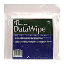 Read Right DataWipe RR1250 Cleaning Wipe - For Home/Office Equipment - Cellulose, Polyester - 75 / Pack