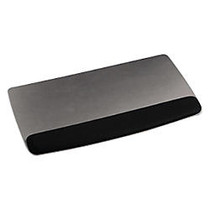 3M&trade; Adjustable Keyboard Platform With Gel Wrist Rest, Black/Metallic Gray