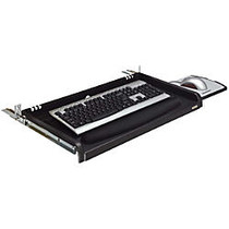 3M&trade; Underdesk Adjustable Keyboard Drawer With Wrist Rest, Black