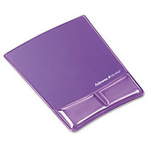 Fellowes; Gel Wrist Rest/Mouse Pad With Microban;, Purple