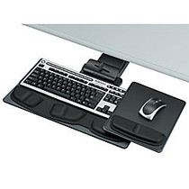 Fellowes; Professional Series Executive Keyboard Tray, Graphite/Silver