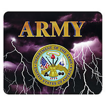 Integrity Mouse Pad, 8 inch; x 9.5 inch;, Army, Pack Of 6