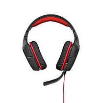 Logitech; G230 PC Gaming Headset, Black/Red