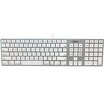 iHome Full-Size USB Keyboard, Silver