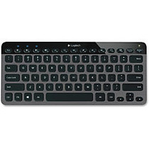 Logitech Bluetooth Illuminated Keyboard K810 - Wireless Connectivity - Bluetooth - Compatible with Computer, Smartphone, Tablet (PC, iOS, Android) - On/Off Switch Hot Key(s) - Black