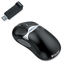 Fellowes; Cordless 5-Button Optical Mouse With Microban; Antimicrobial Protection, Black/Silver