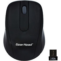 Gear Head Wireless Optical Nano Mouse, Black, MP2120BLK