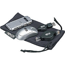 Tripp Lite Notebook Peripheral Kit - Network Cable / Mouse / Hub - Notebook / Laptop Computer