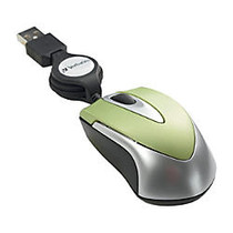 Verbatim; Mini Travel Optical Mouse, Green