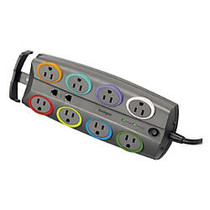 Kensington SmartSockets Color-Coded 8-Outlet Adapter Model Surge Protector