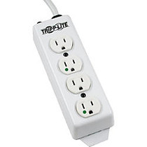 Tripp Lite 4-Outlet Power Strip with Hospital-Grade Plug & Receptacles