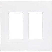 Insteon 2422-232 Screwless Wall Plate - Double Gang, White
