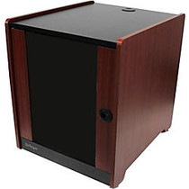 StarTech.com 12U Rack Enclosure Server Cabinet - 20.6 in. Deep - Wood Finish - Flat Pack